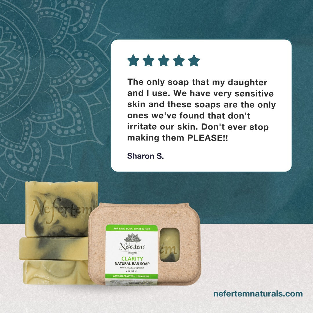 review of Nefertem's natural soaps