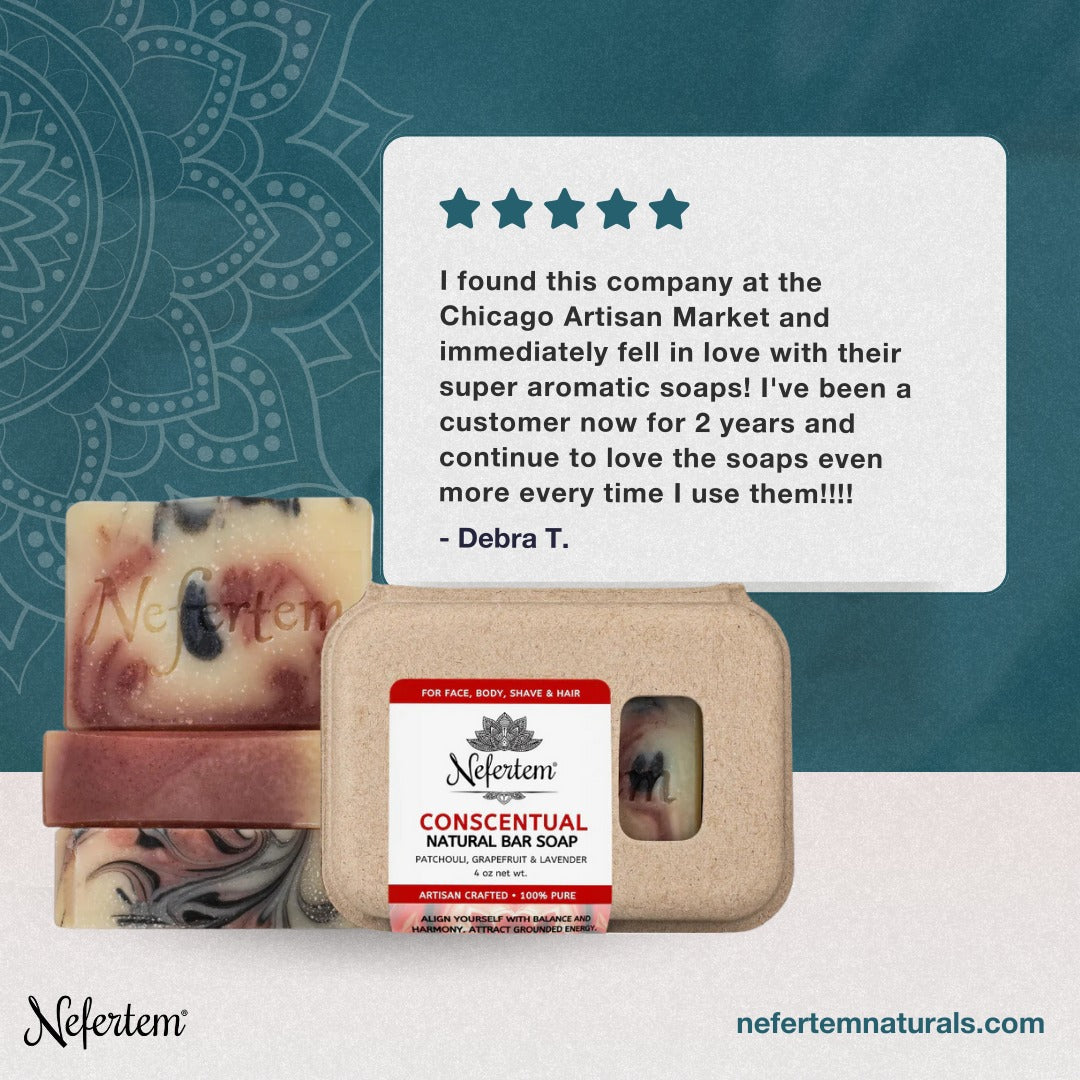 customer review of Conscentual soap