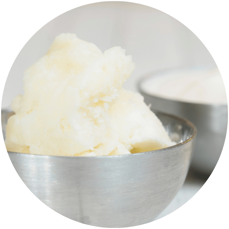 bowl of freshly rendered grass-fed beef tallow for skin