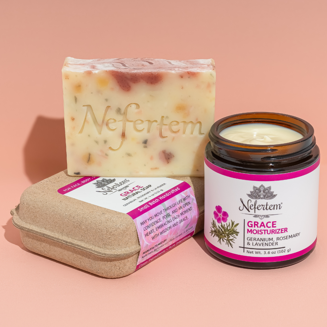 Grace bundle contains tallow moisturizer and tallow soap