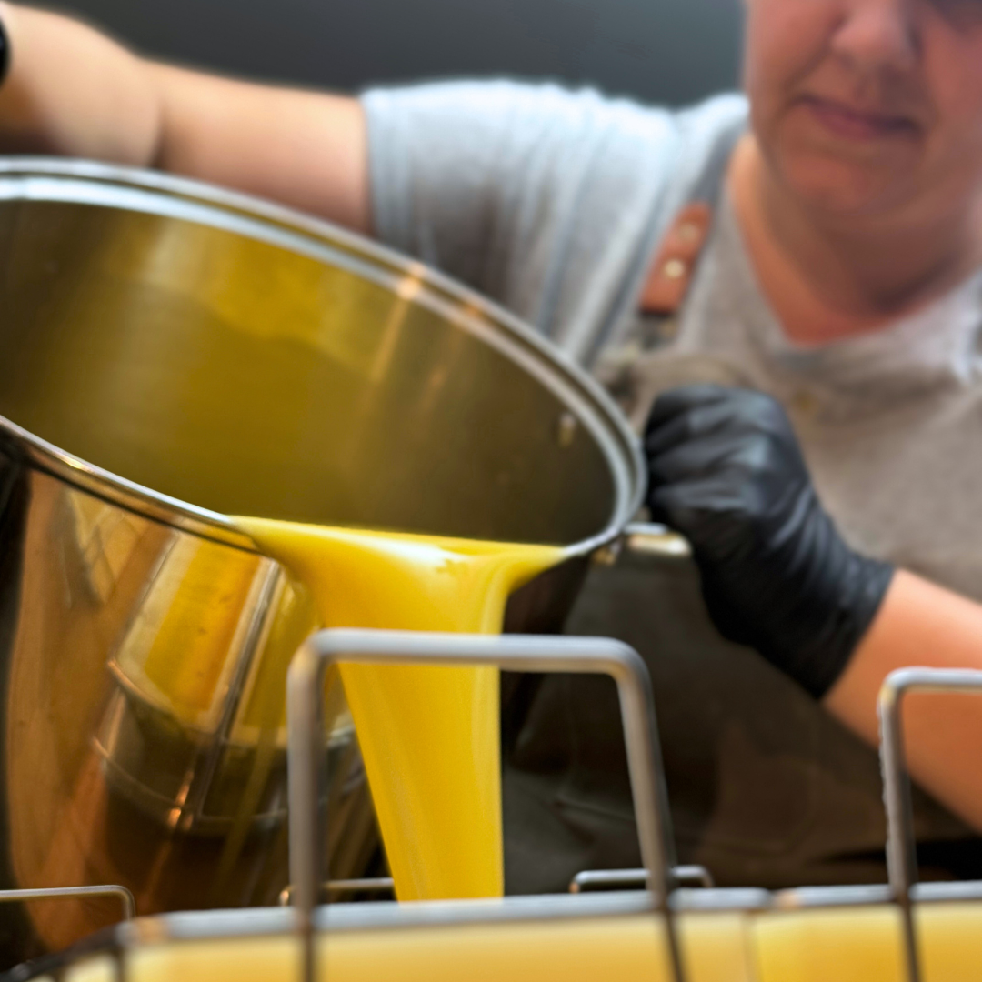 showing me pouring grace soap