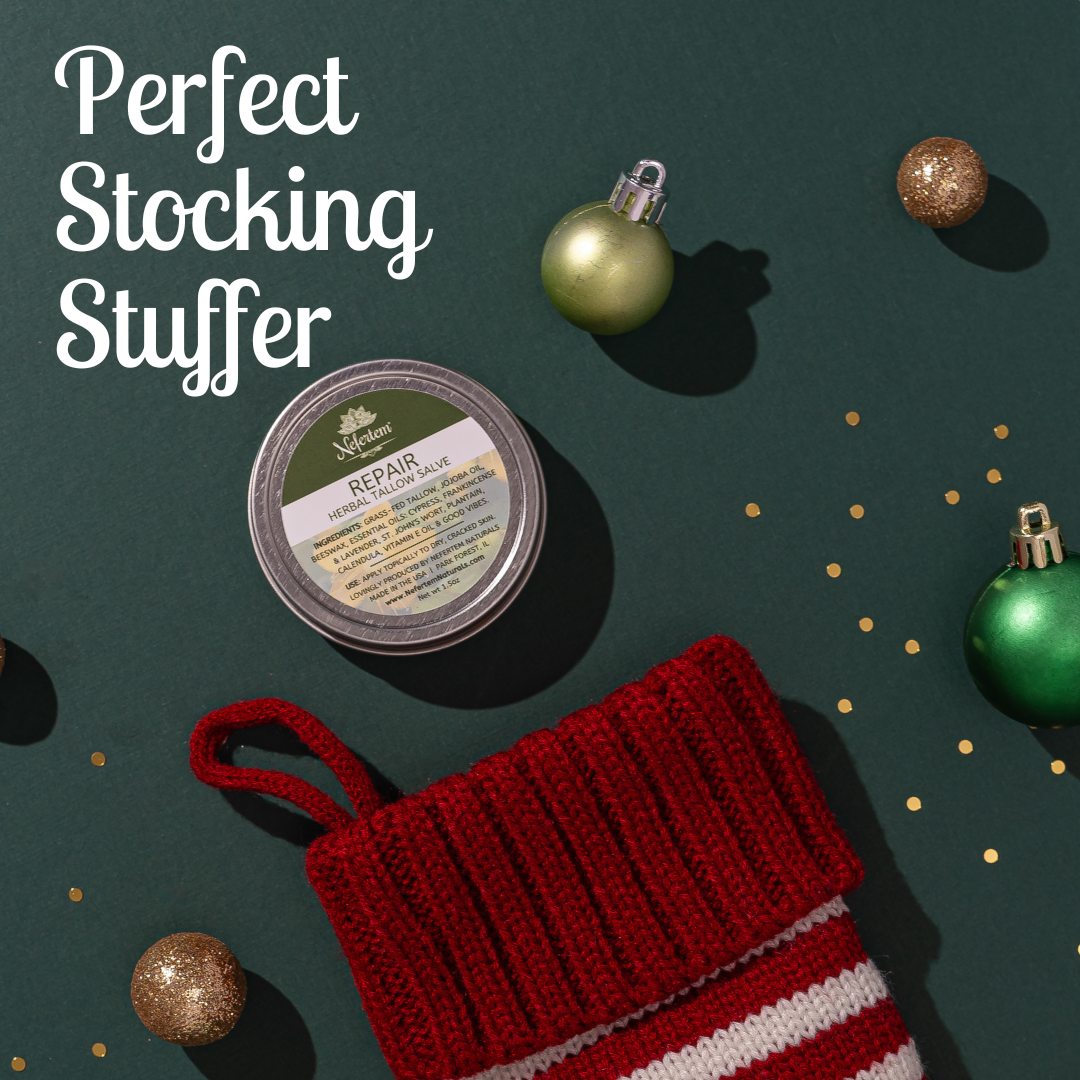 stocking stuffer idea for repair tallow salve