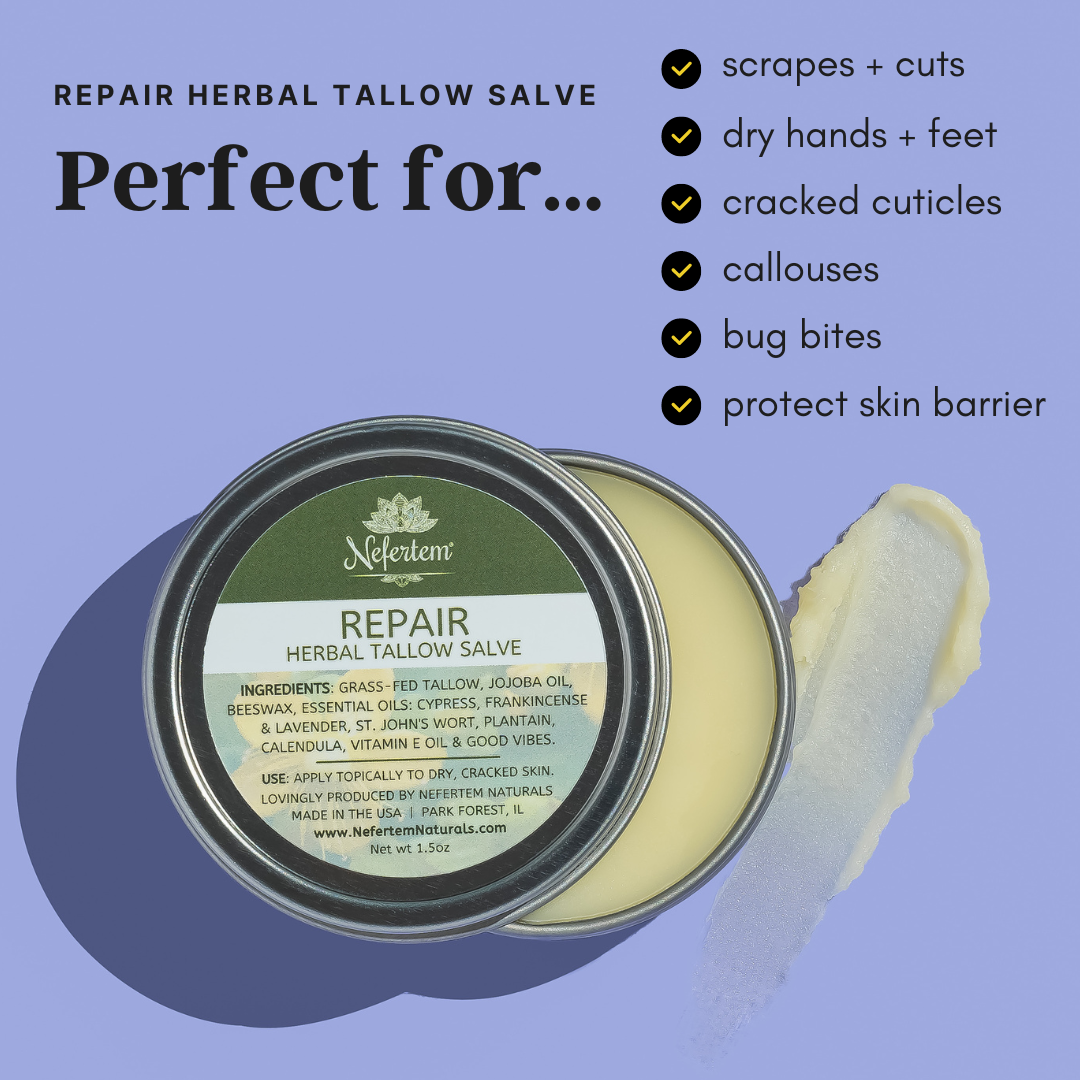 perfect tallow salve for many benefits