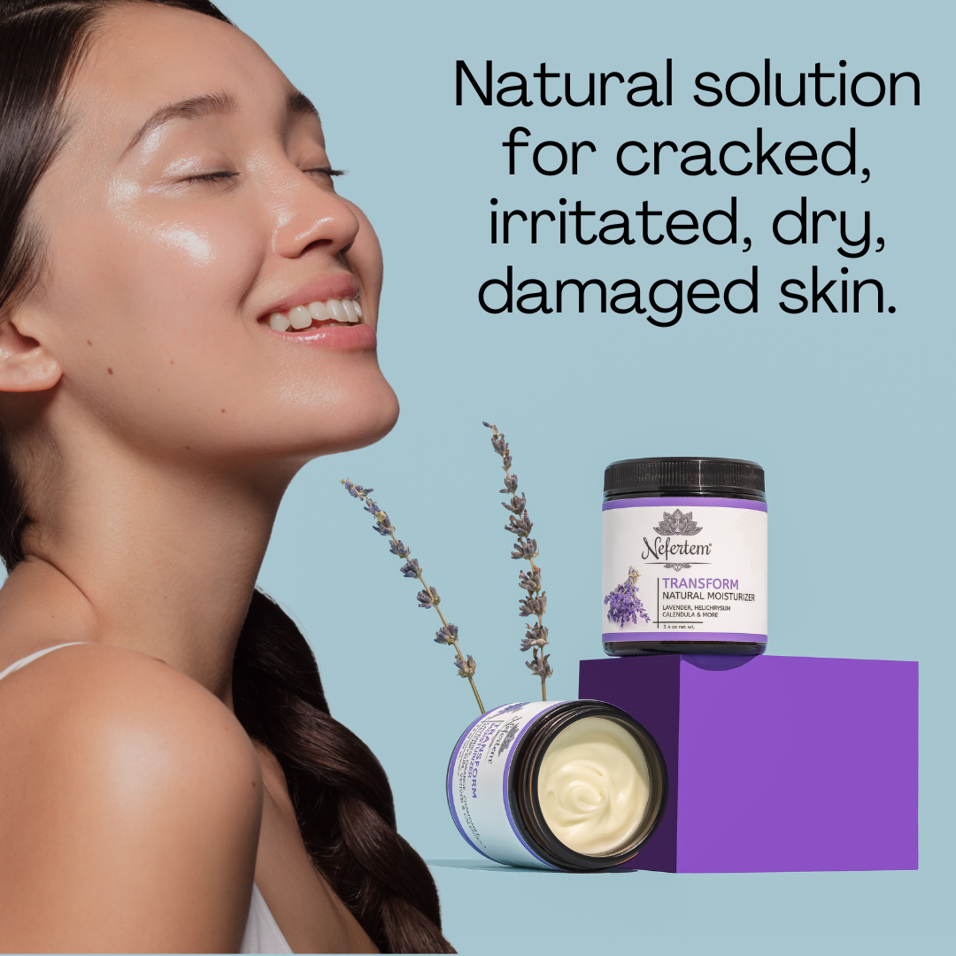 showing natural tallow moisturizer that helps dry damaged skin