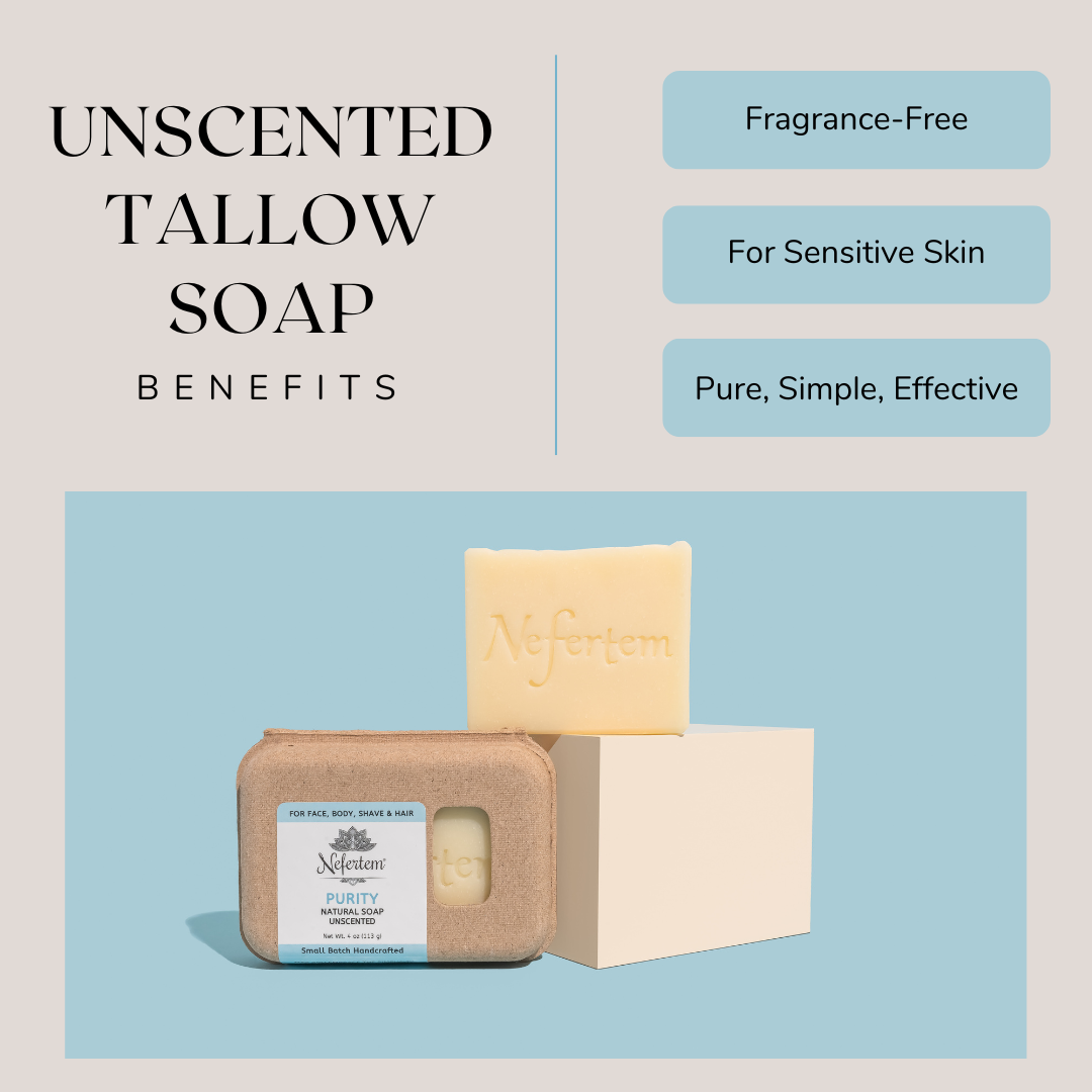 unscented tallow soap fragrance free no toxins