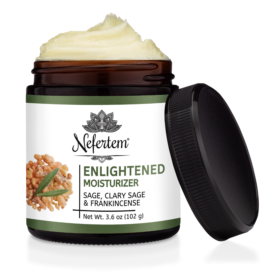 Enlightened moisturizer made with grass fed tallow and frankincense