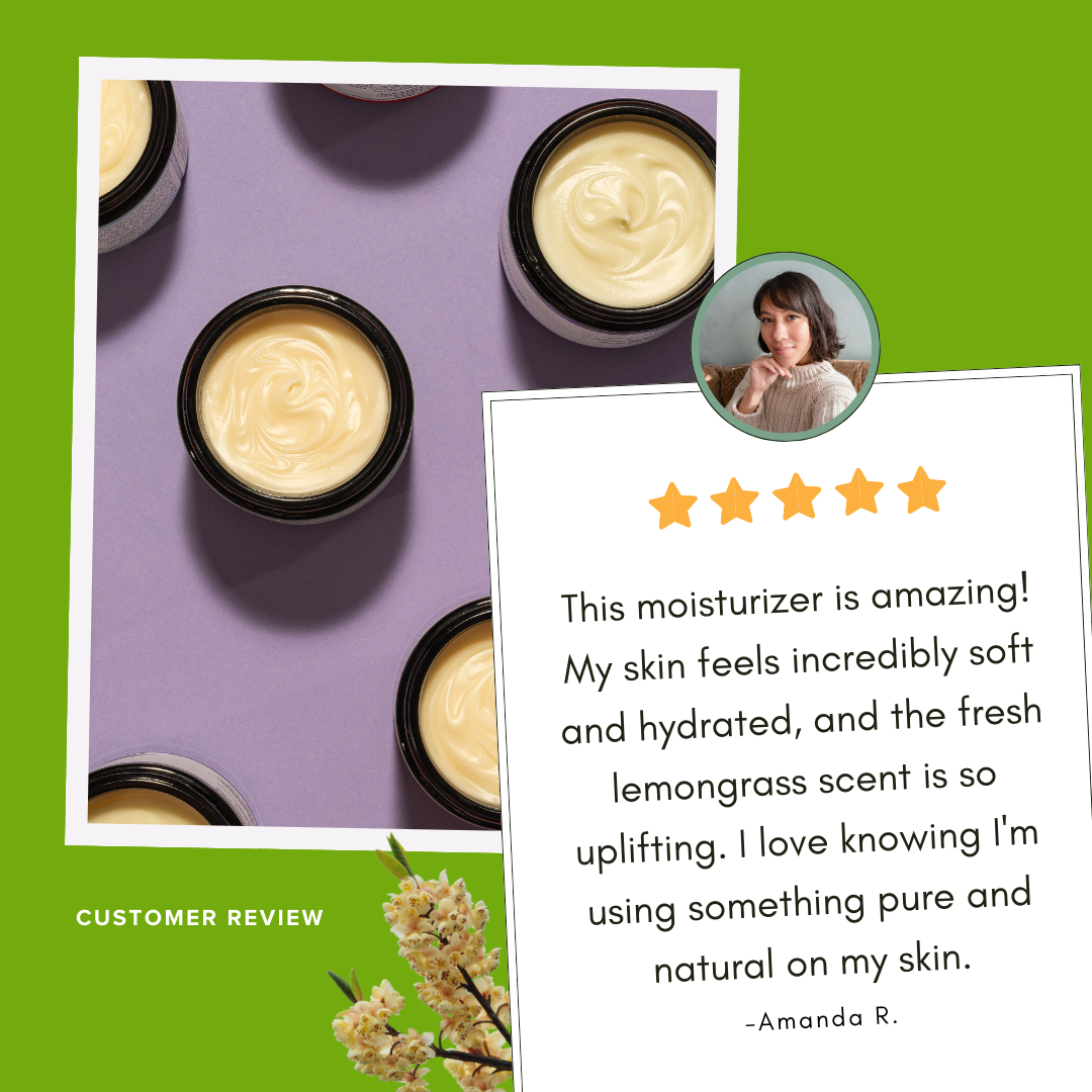 happy review from customer about our strength moisturizer with tallow