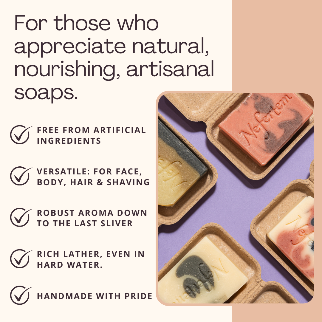 Inspire tallow soap made with citrus aromas