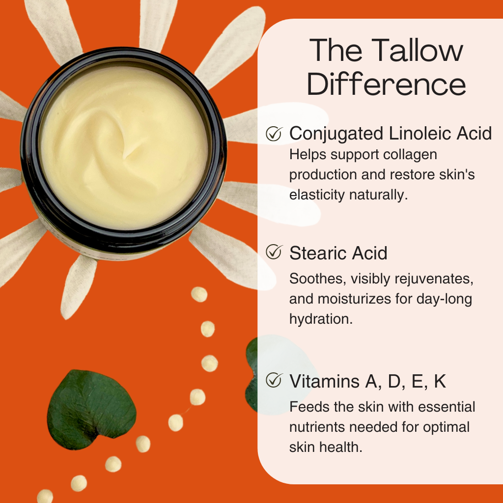 tallow difference for ailments cream