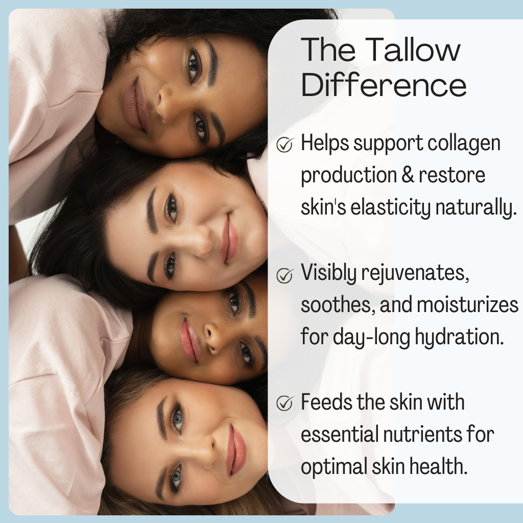 the tallow difference with women's faces
