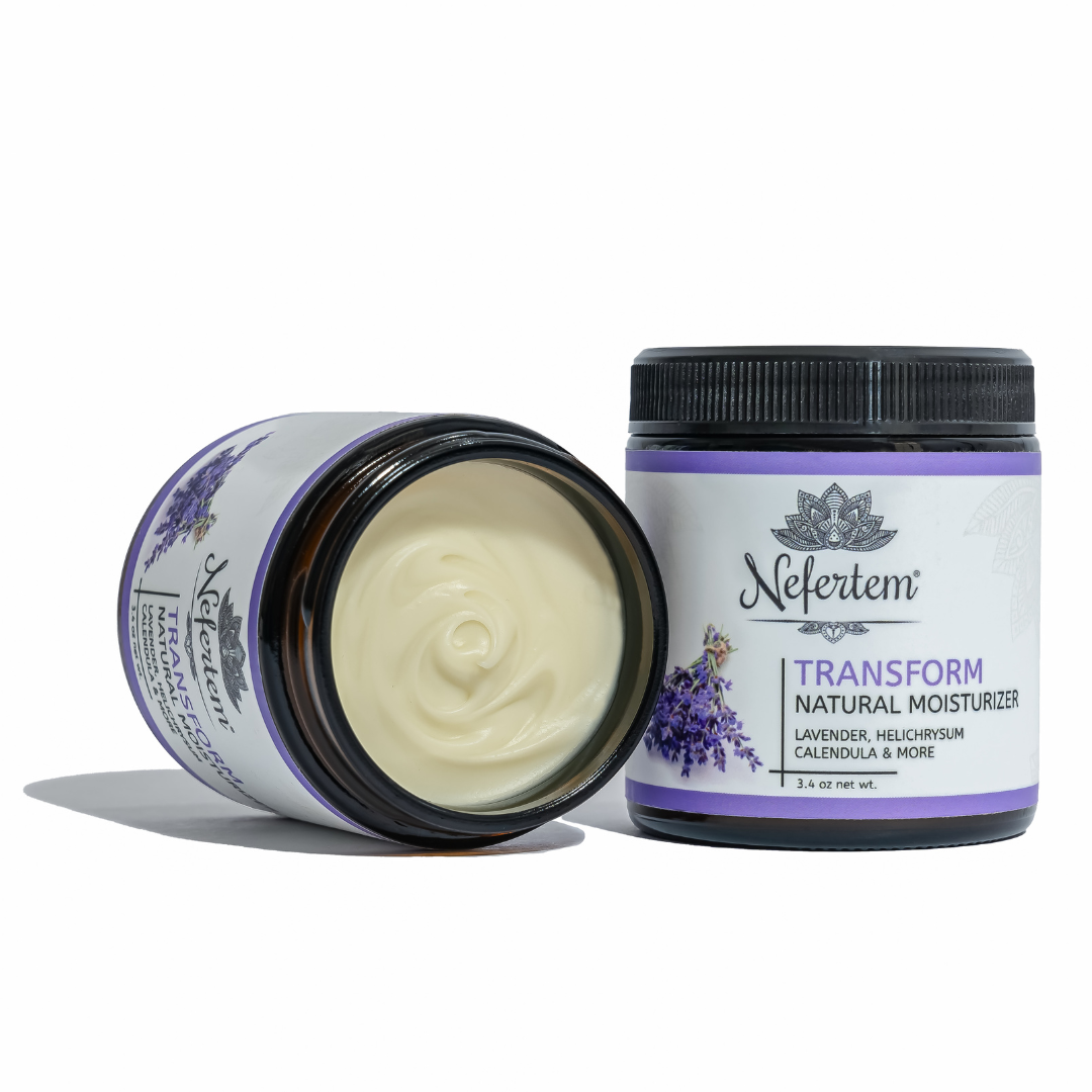 grass fed tallow moisturizer by Nefertem with lavender
