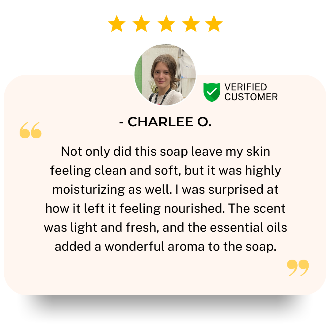 customer review of our tallow soap