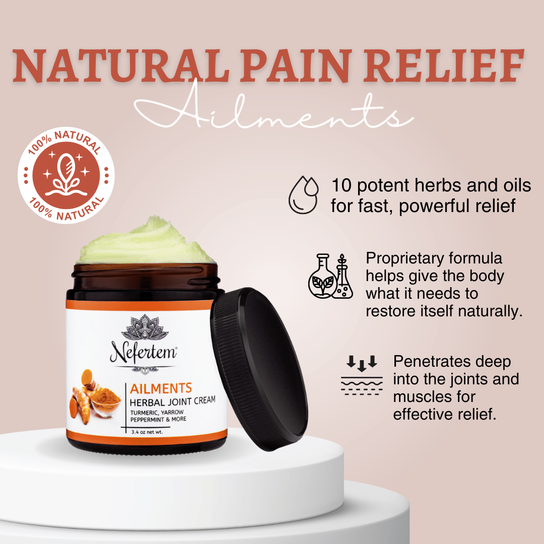 Ailments herbal pain cream with description of benefits