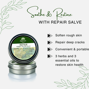 repair tallow salve with wording of benefits