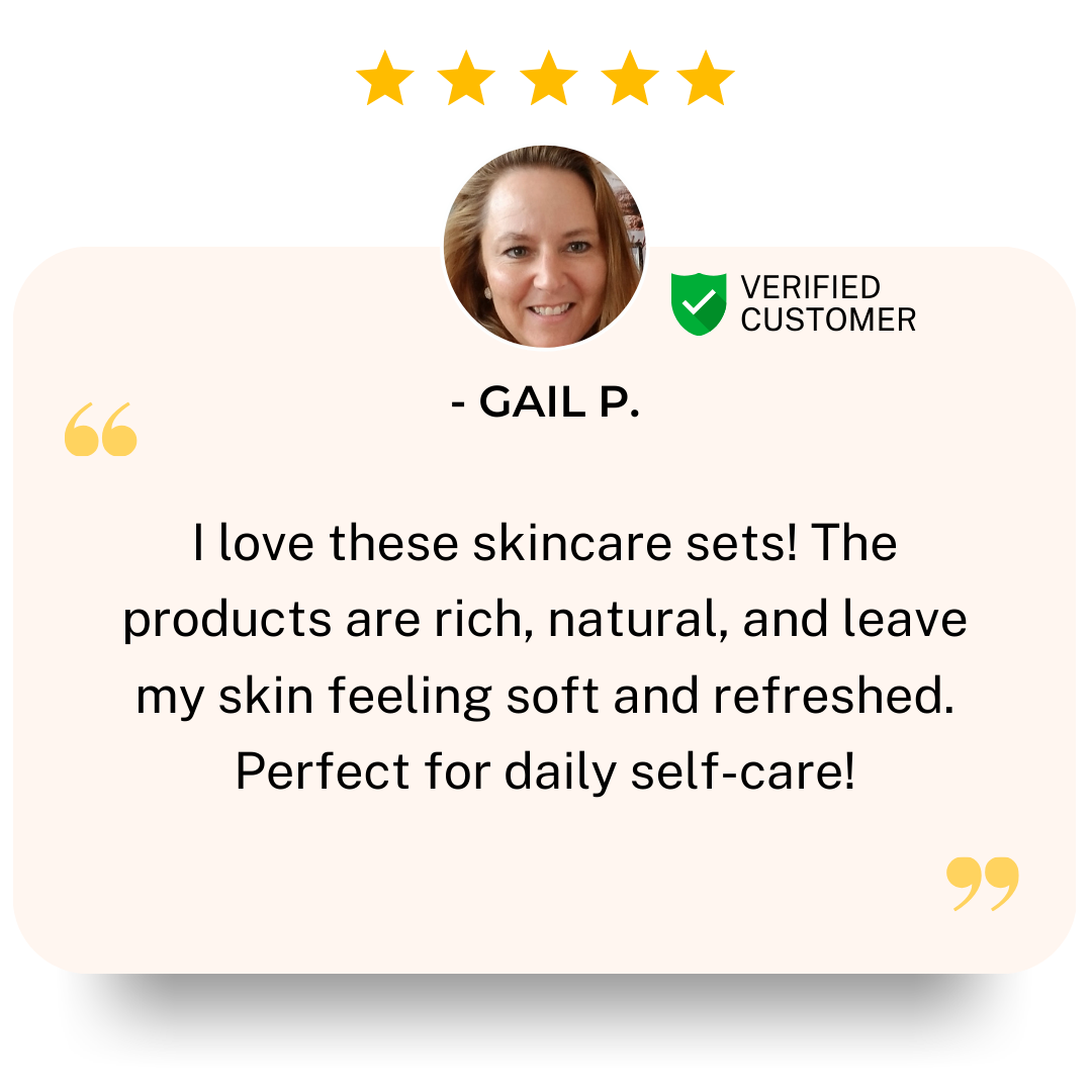 customer review of our tallow skincare sets