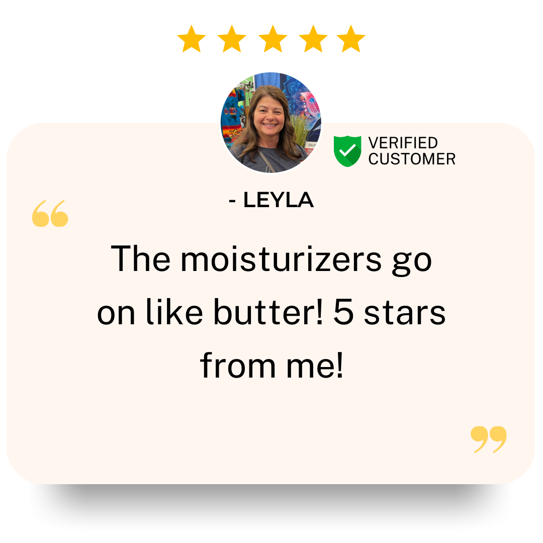 customer review of our lemongrass tallow moisturizer