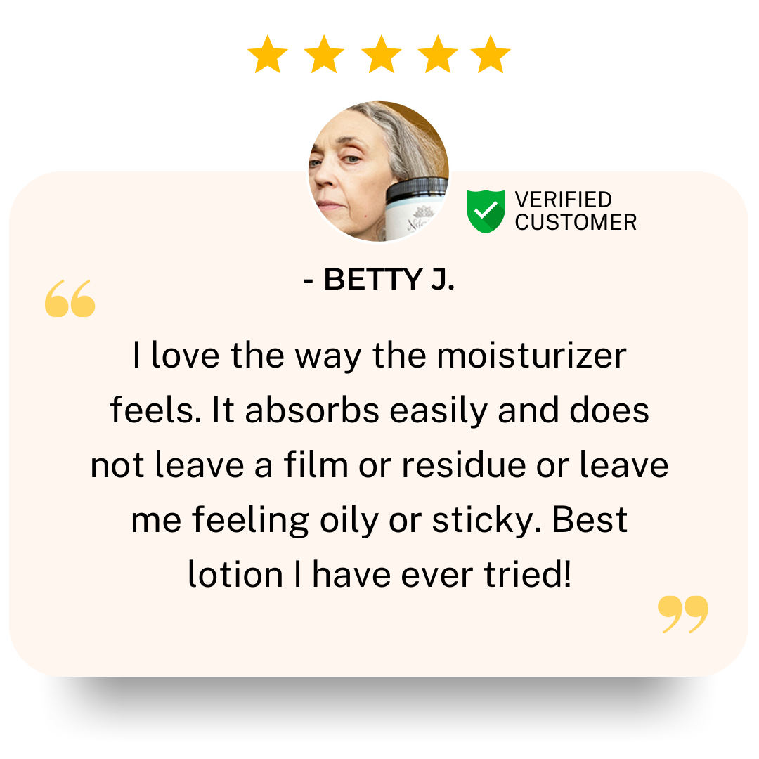 customer review of our lavender tallow moisturizer