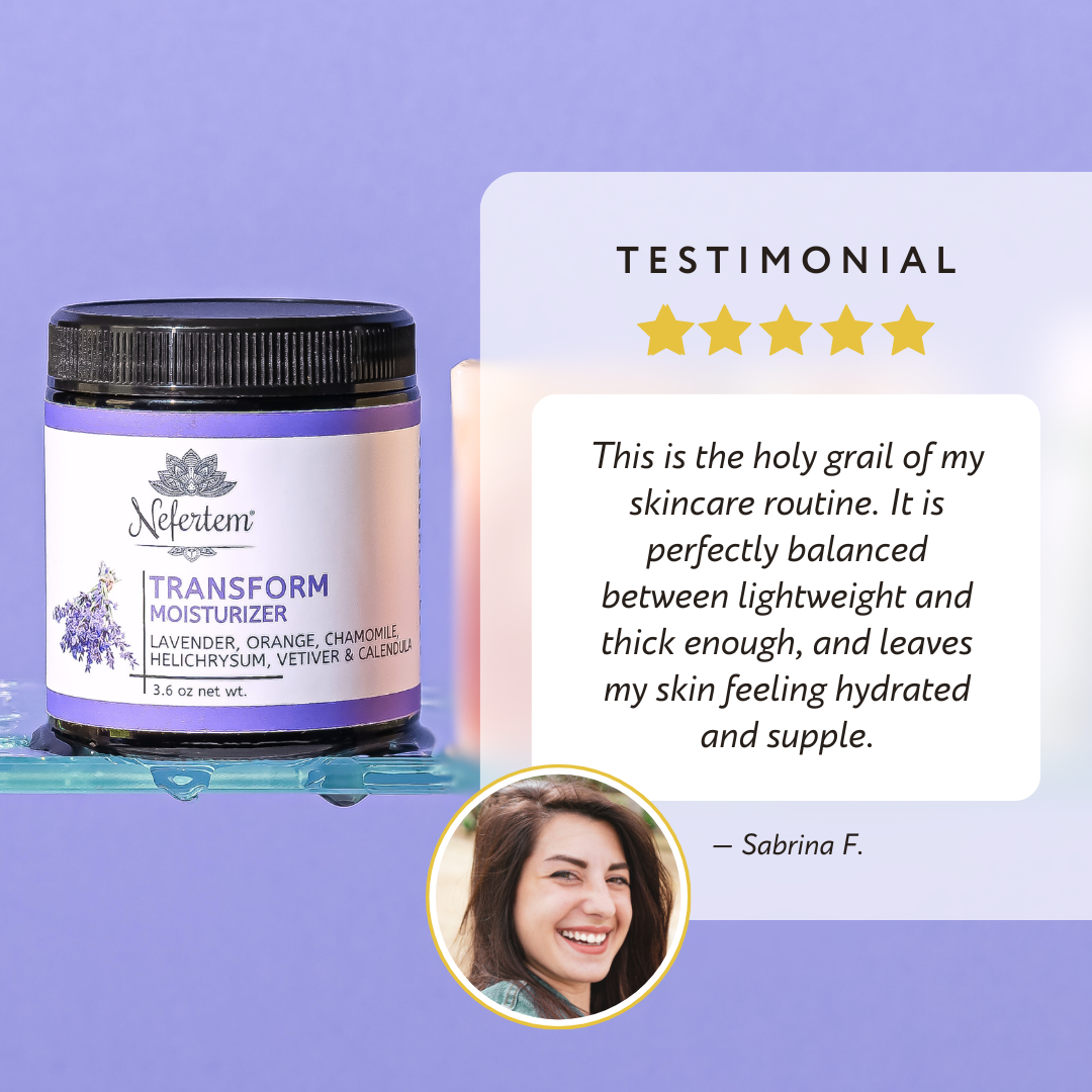 Transform moisturizer review from happy customer