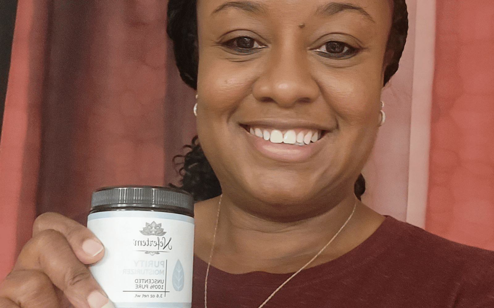 woman with Purity Natural Tallow Moisturizer