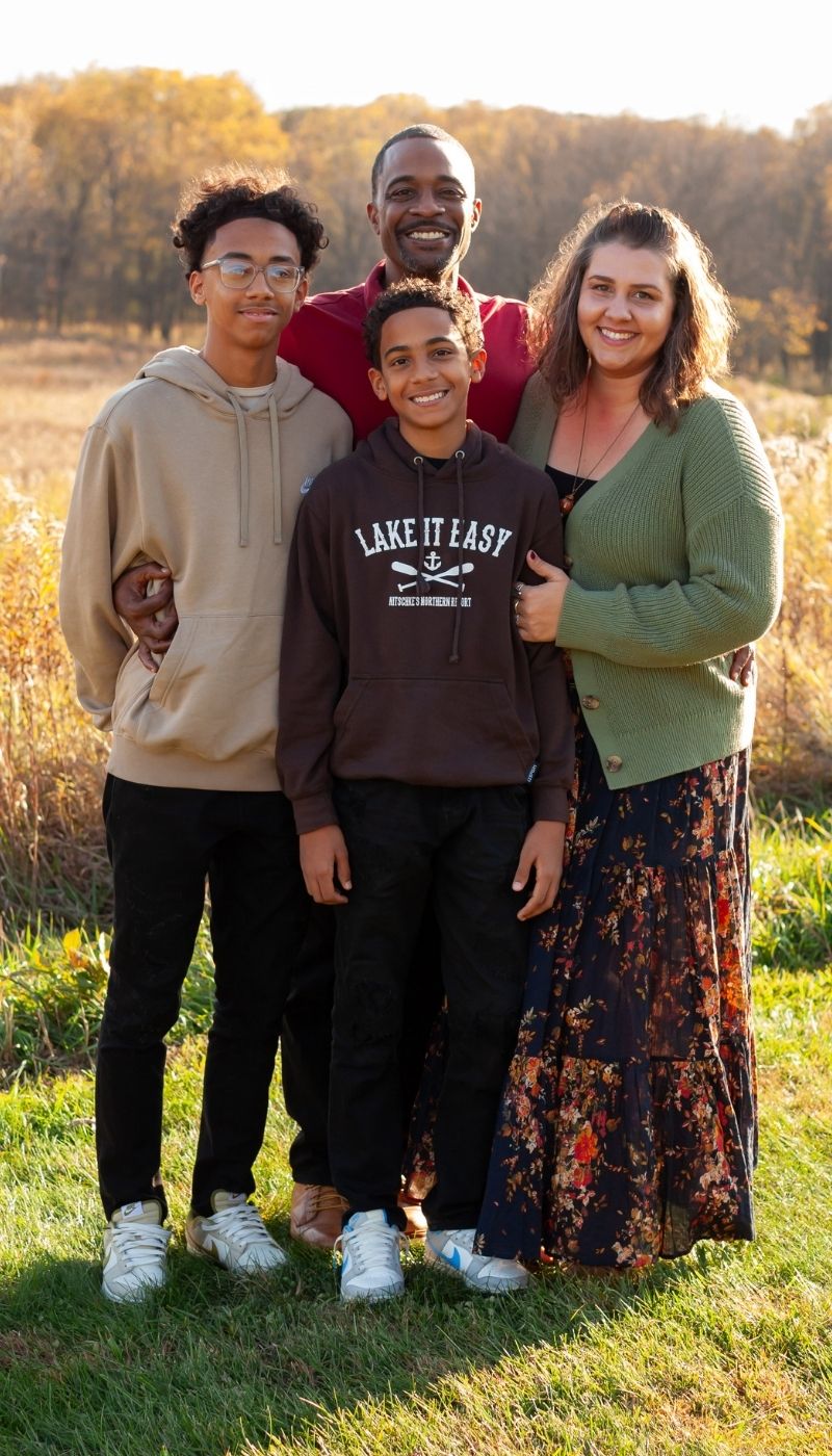 the nefertem family who have been making tallow skincare since 2012 in a field