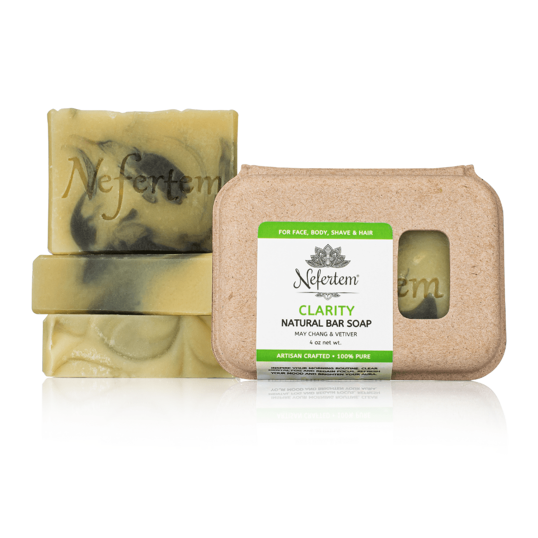 natural bar of soap 3 pack of nefertem intention skincare soap